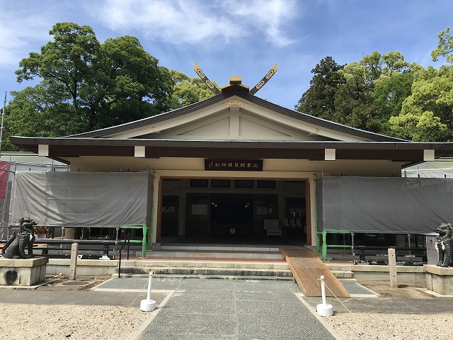 三重県護国神社　拝殿