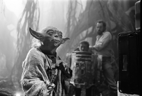 behind-the-scenes photos from the original Star Wars