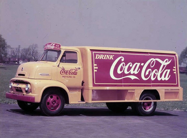 50s coca cola bus