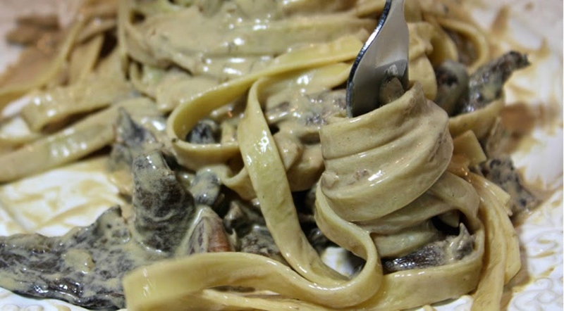 Receita Espaguete Ao Molho Funghi Sem Creme de Leite