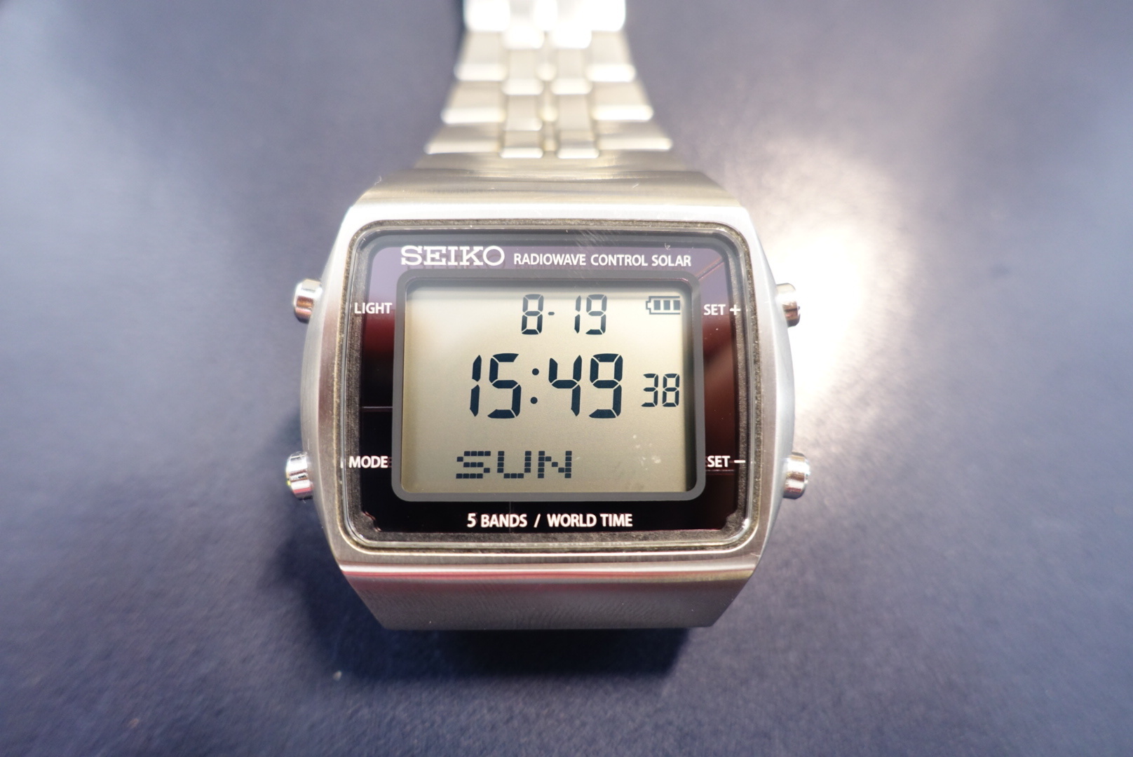 セイコー SBPG-001 電波ソーラー腕時計
